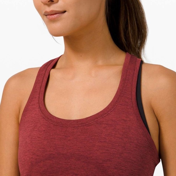 LULULEMON Swiftly Tech Racerback 2.0 in Cassis Chianti Sz. 6 - Picture 6 of 10